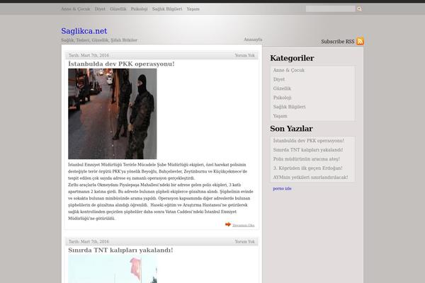 saglikca.net site used Calmdream