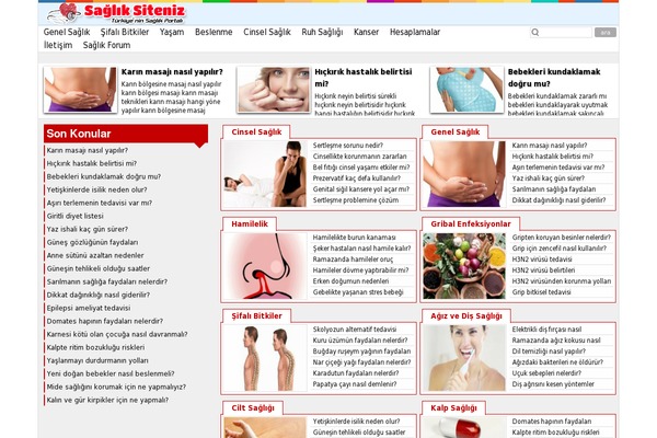 sagliksiteniz.com site used Lara