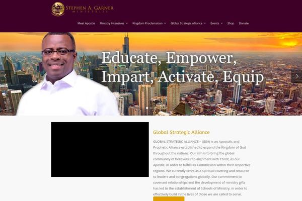 Salient theme site design template sample