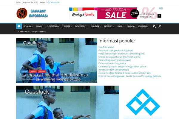 ColorMag theme site design template sample