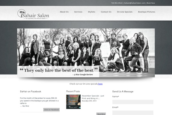 sahairsalon.com site used Accent