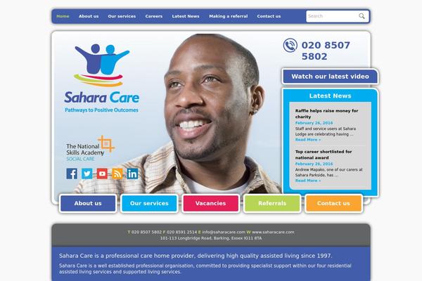 saharacare.com site used Sahara