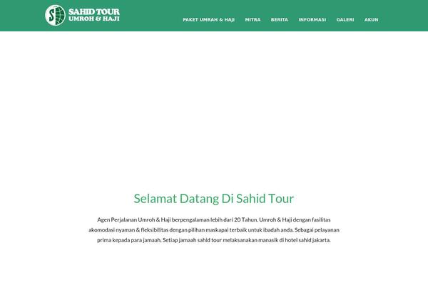 sahidtour.com site used Voyagewp