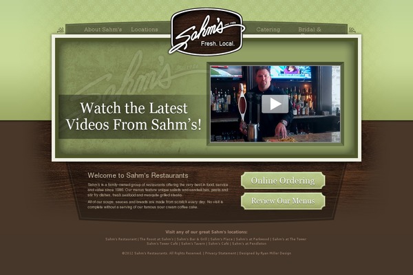 sahms.com site used Sahms_theme