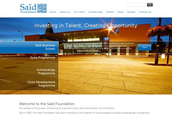 saidfoundation.org site used Waficsaid