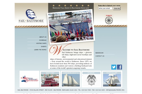 sailbaltimore.org site used Sailbaltimore
