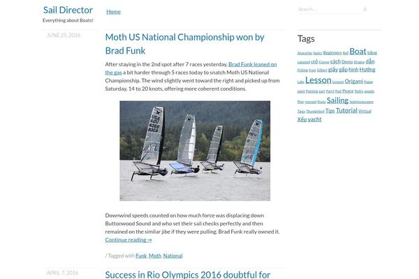 saildirector.com site used Clear Content