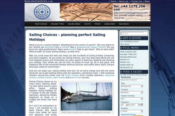 WordPress website example screenshot