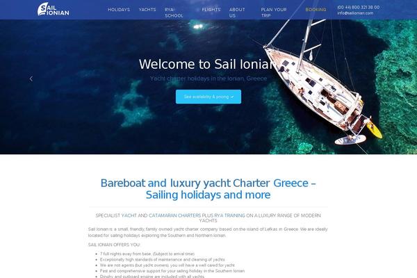 sailionian.com site used Sail-ionian