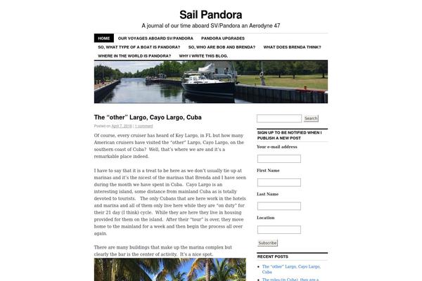 WordPress website example screenshot