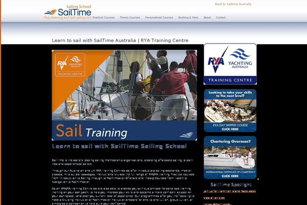 sailtimesailingschool.com.au site used Sail-time