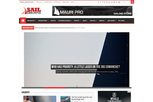 sailuniverse.com site used Jannah