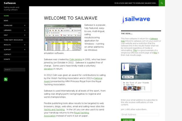 WordPress website example screenshot