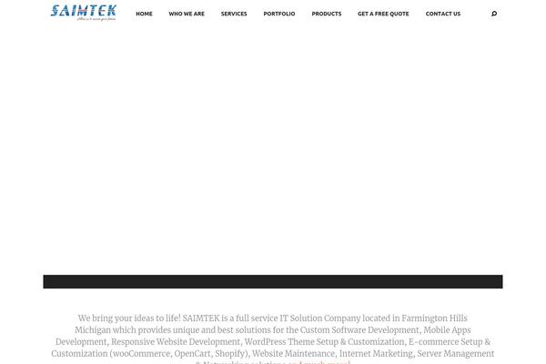 Zeyn theme site design template sample