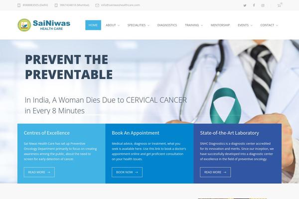 MediCenter theme site design template sample