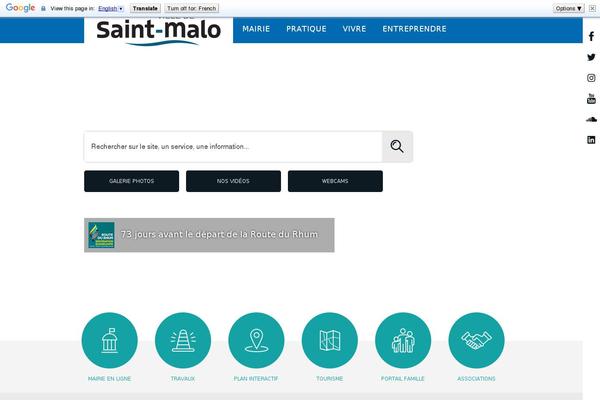 saint-malo.fr site used Stmalo