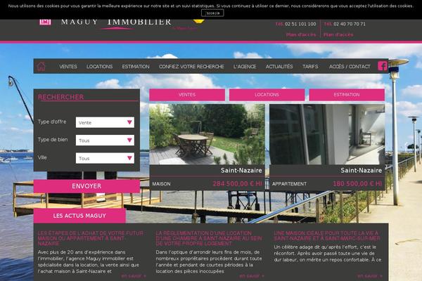 saint-nazaire-immobilier.com site used Maguy