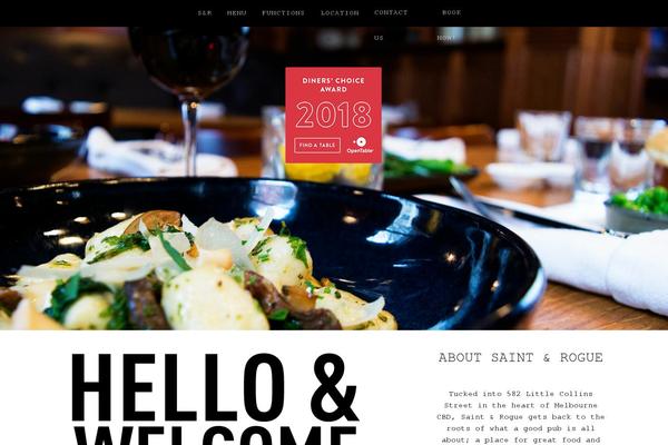 WordPress website example screenshot