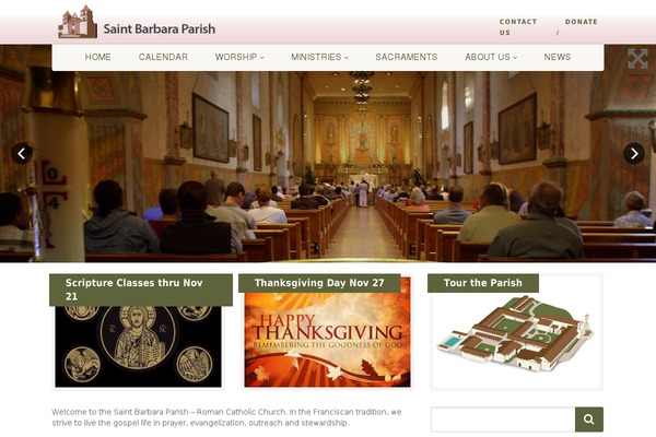 NativeChurch theme site design template sample