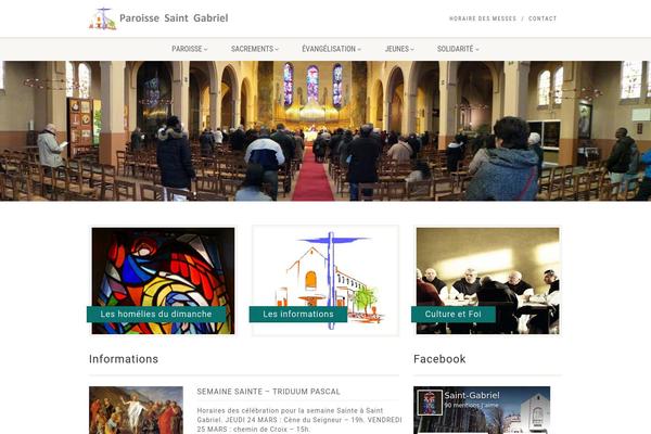 NativeChurch theme site design template sample