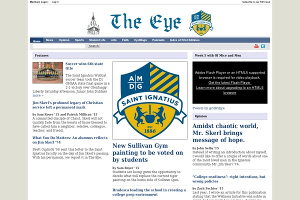 WordPress website example screenshot