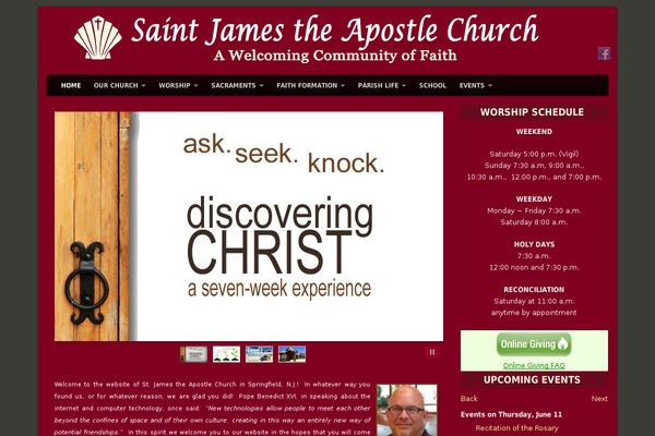 WordPress website example screenshot