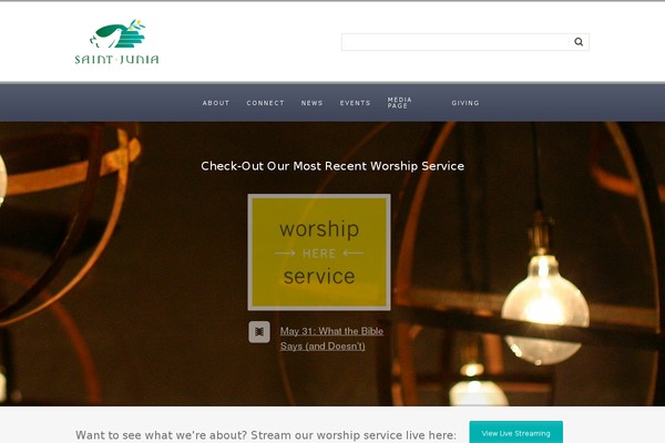 Churchope theme site design template sample