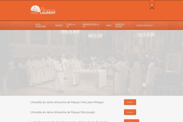 Churchope theme site design template sample