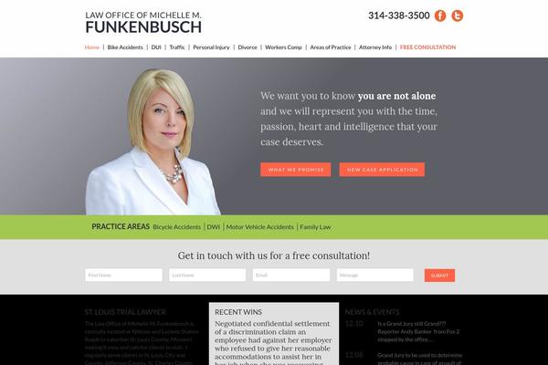 WordPress website example screenshot
