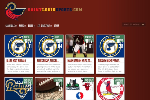 saintlouissports.com site used TheStyle
