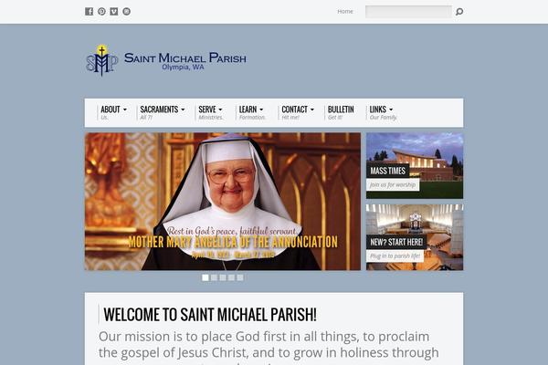 Resurrect theme site design template sample