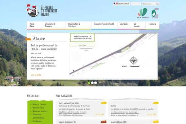 saintpierredentremont.org site used Mairie-theme
