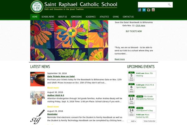 saintraphaelschool.org site used Theme1662