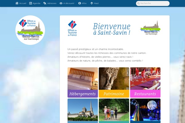 tourisme theme websites examples