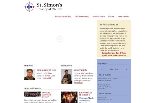 saintsimons.org site used Saintsimons