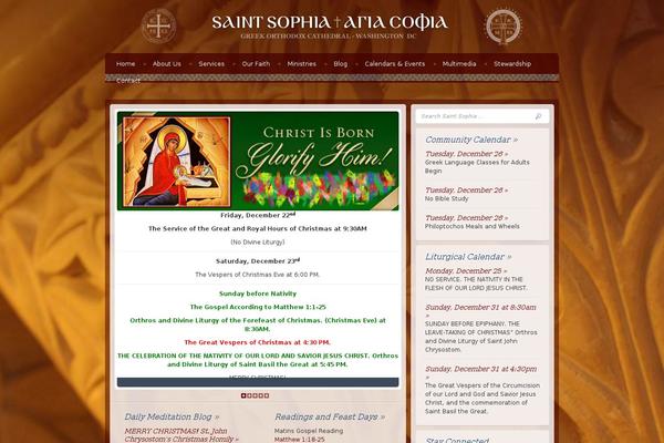 saintsophiadc.com site used Responsive-sophia