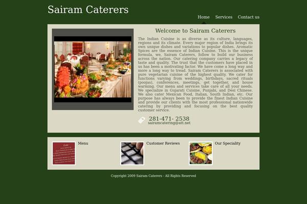 sairamcateringcompany.com site used Cafepress