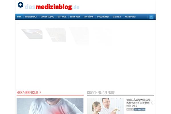 Medizin theme site design template sample
