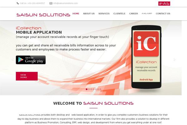 saisunsolutions.com site used Sai-sun-solutions