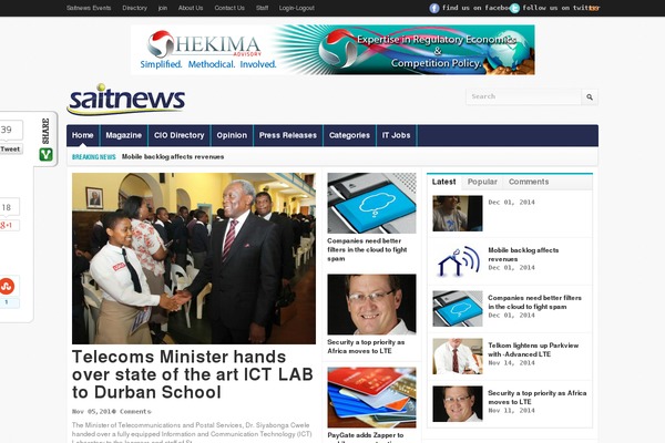 saitnews.co.za site used Saitnews2