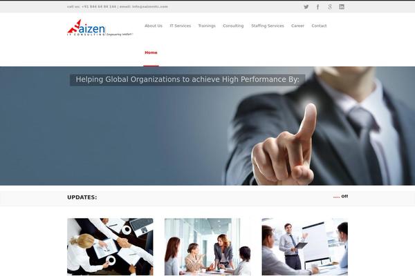 WordPress website example screenshot