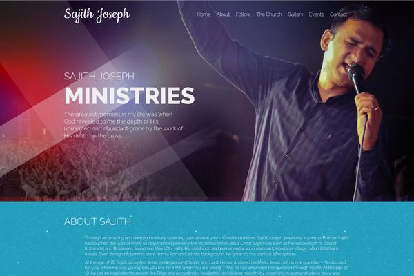 Impreza theme site design template sample