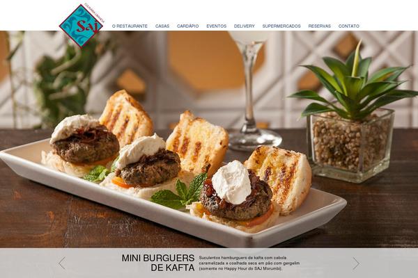 sajrestaurante.com.br site used Saj