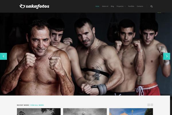 WordPress website example screenshot