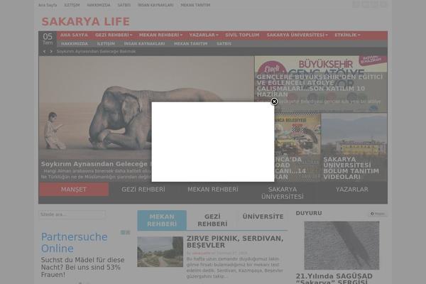 sakaryalife.com site used Stylebook