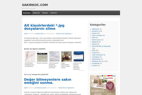 WordPress website example screenshot