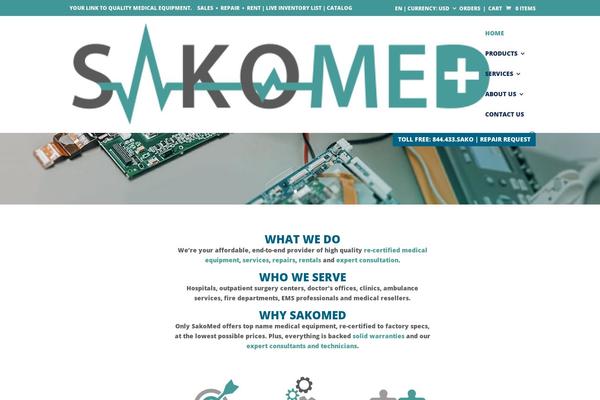 sakomed.com site used Sakomed