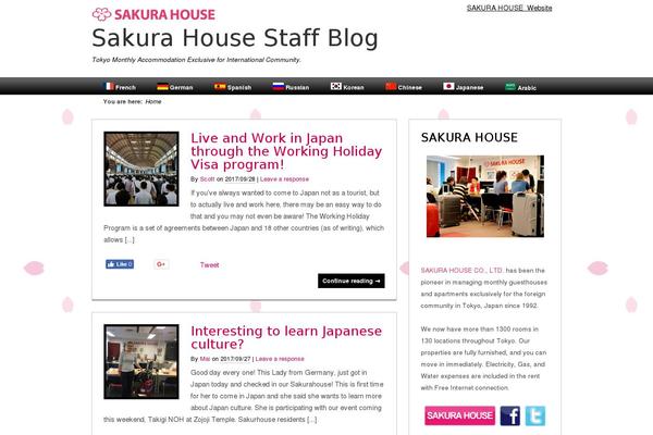 sakurahouse-blog.com site used Template_en