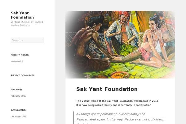 Twenty Fifteen theme site design template sample