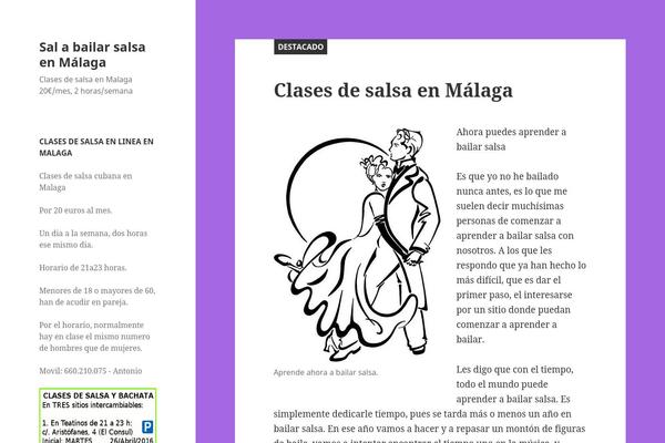 WordPress website example screenshot